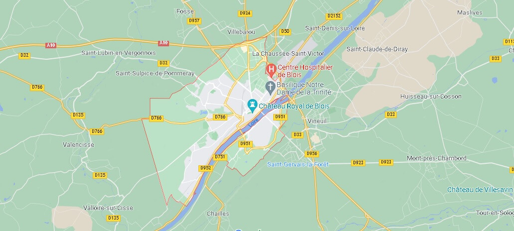 Carte Blois