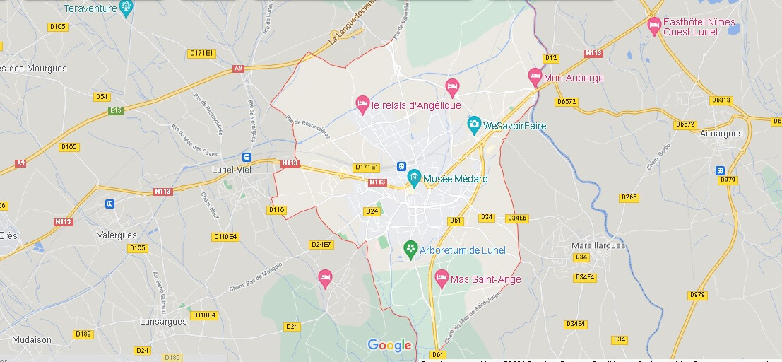 Carte Lunel