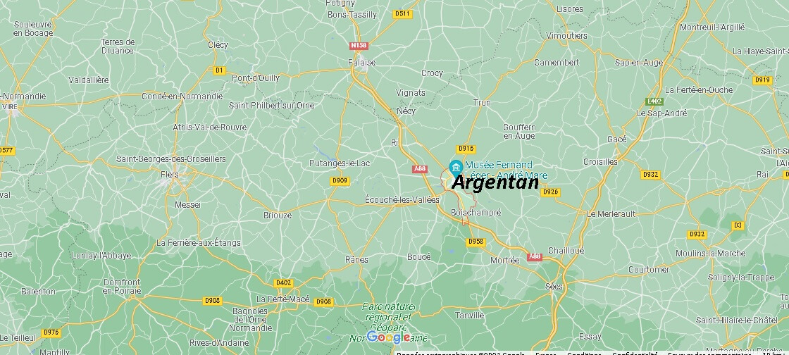 Dans quelle région se trouve Argentan