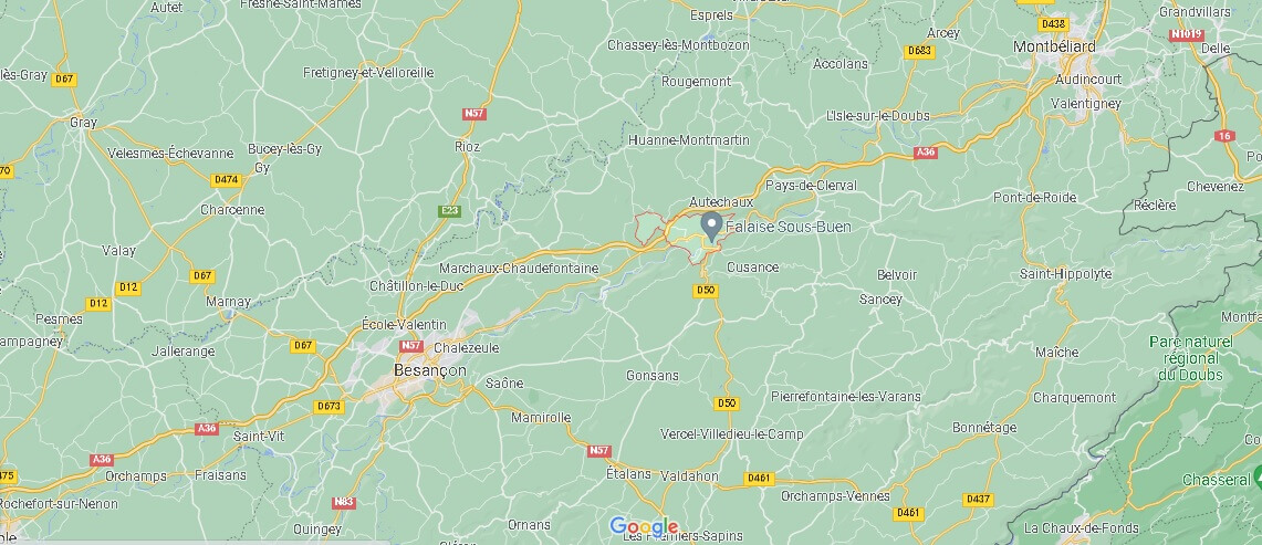 Dans quelle région se trouve Baume-les-Dames