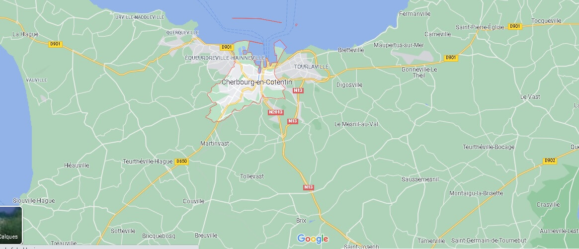 Dans quelle région se trouve Cherbourg-Octeville