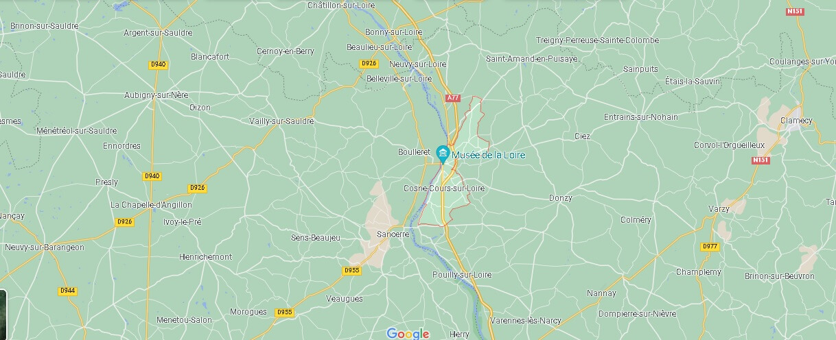 Dans quelle région se trouve Cosne-Cours-sur-Loire