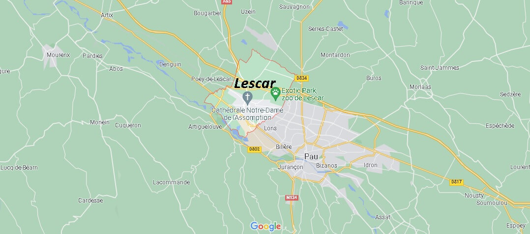 Dans quelle région se trouve Lescar
