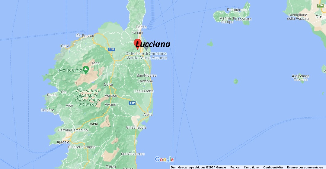 Dans quelle région se trouve Lucciana