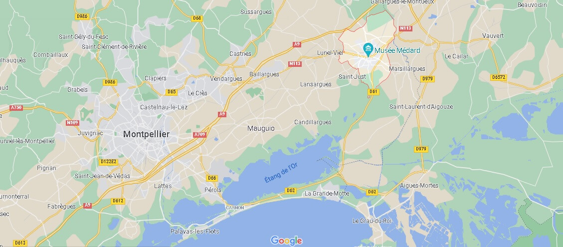 Dans quelle région se trouve Lunel