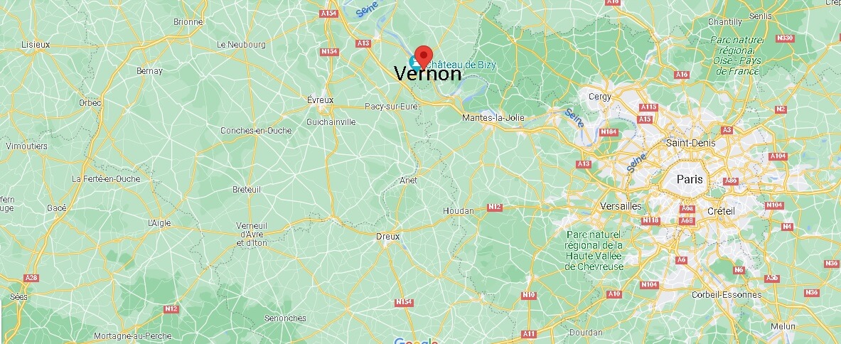 Dans quelle région se trouve Vernon