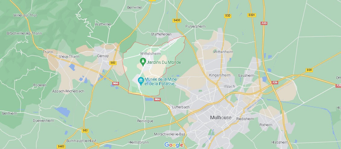 Dans quelle région se trouve Wittelsheim