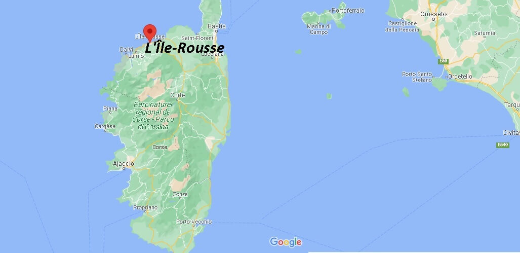 Où se situe L Île-Rousse (Code postal 20220)