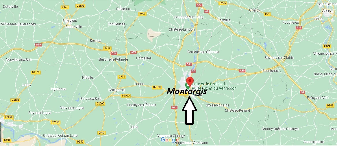 Où se situe Montargis (Code postal 45200)
