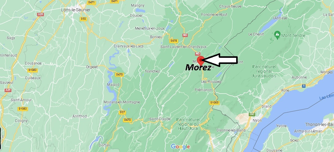 Où se situe Morez (Code postal 39400)
