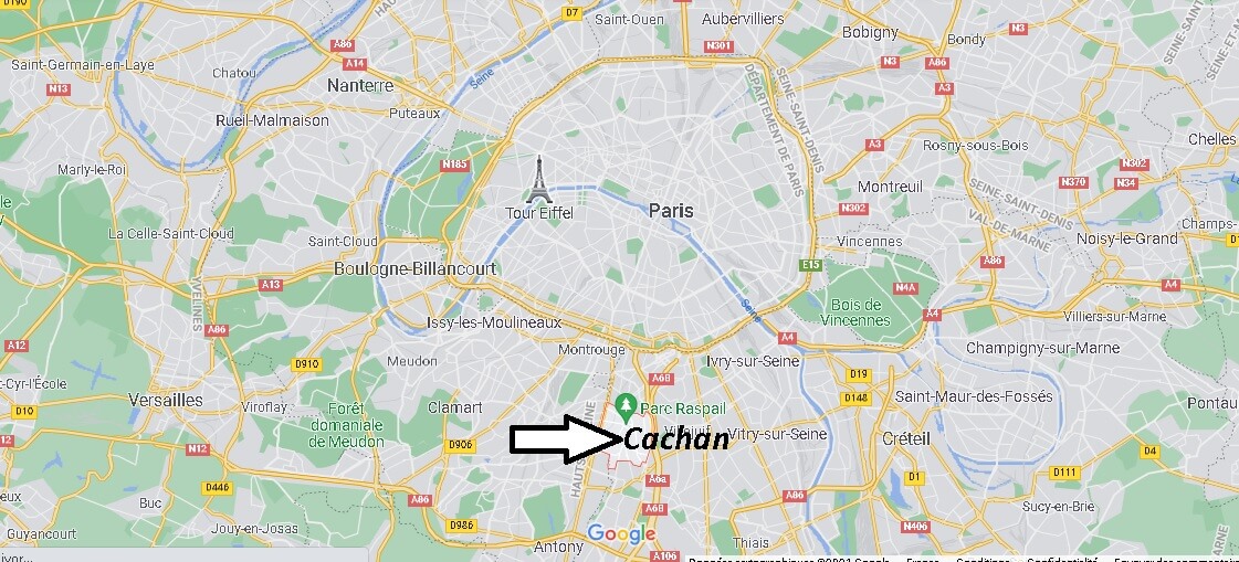 Où se trouve Cachan