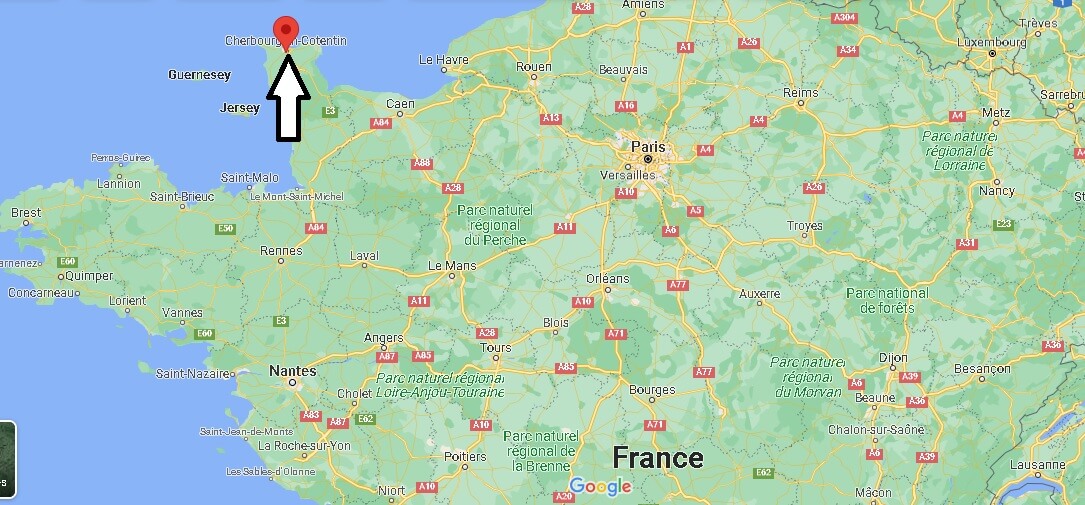 Où se trouve Cherbourg-Octeville