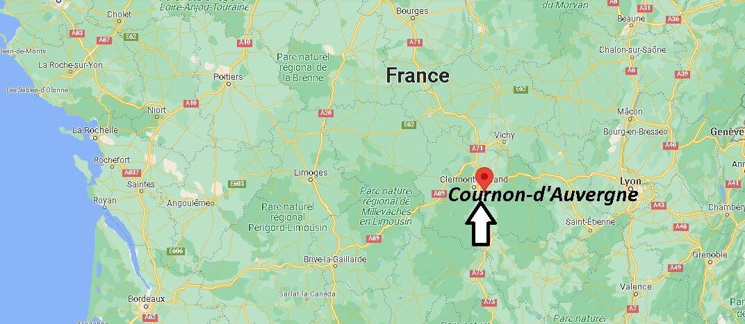 Où se trouve Cournon-d Auvergne