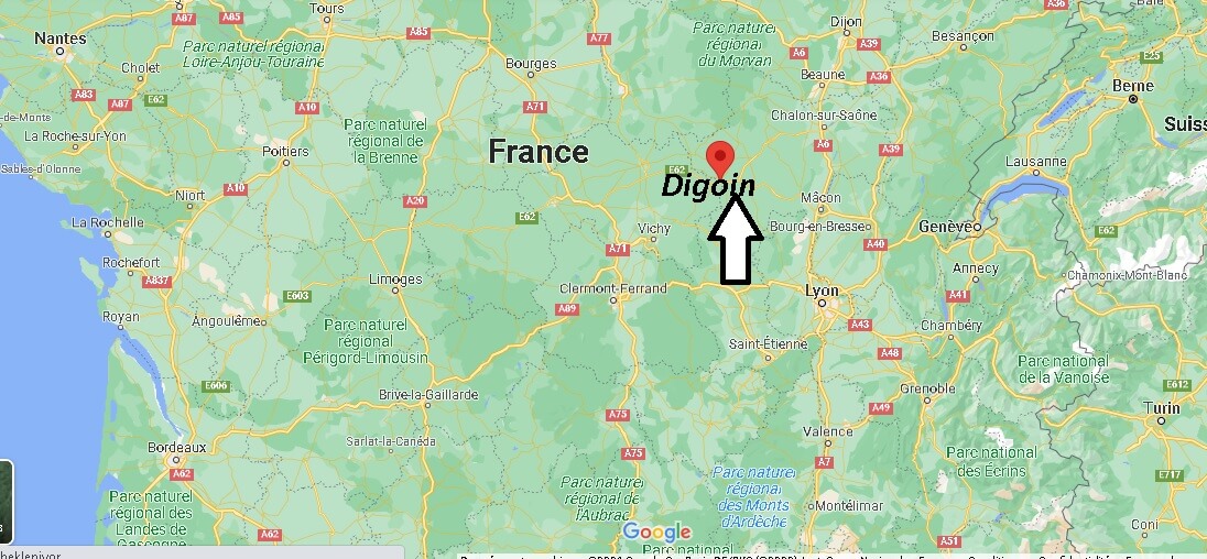 Où se trouve Digoin