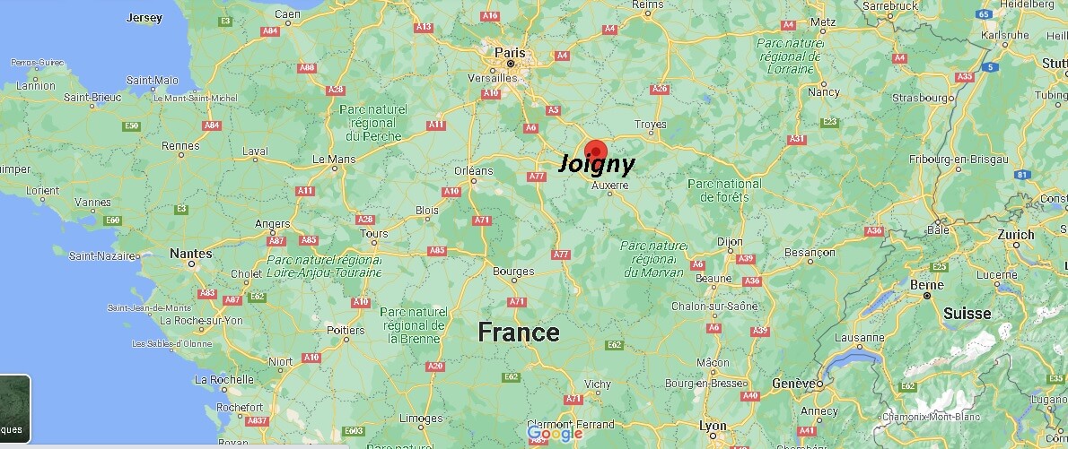 Où se trouve Joigny