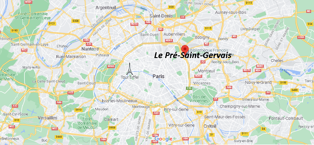 Où se trouve Le Pré-Saint-Gervais