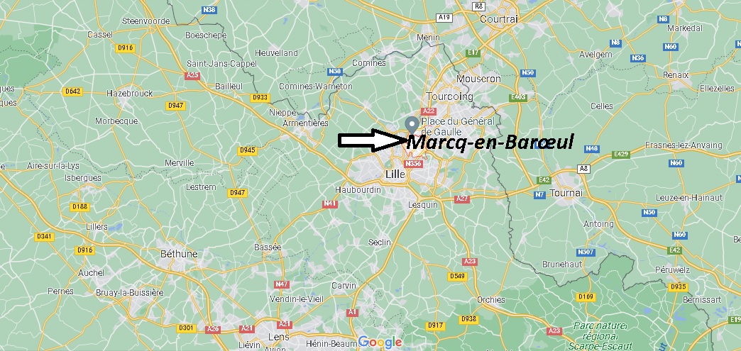 Où se trouve Marcq-en-Barœul