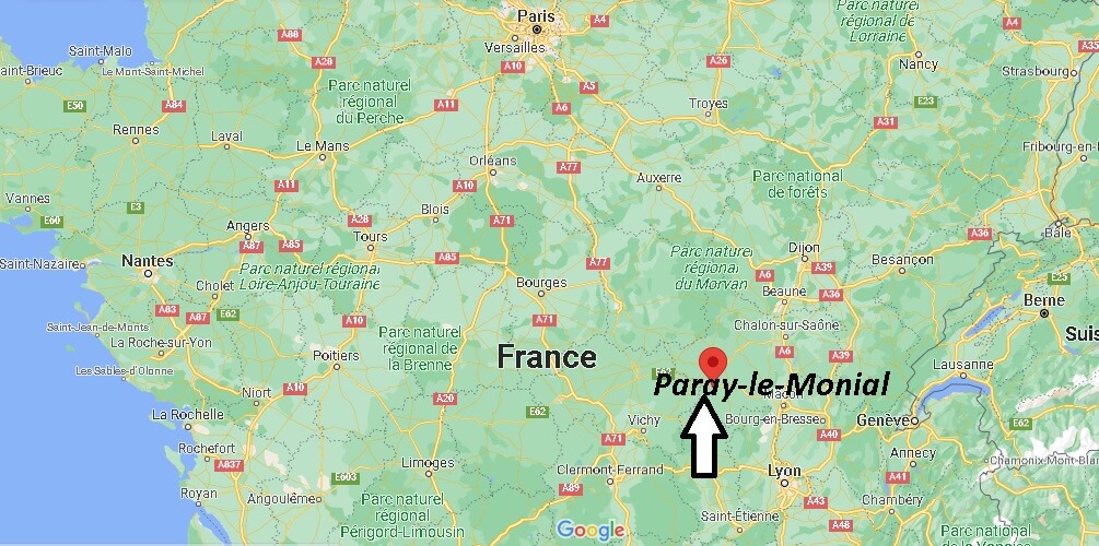 Où se trouve Paray-le-Monial