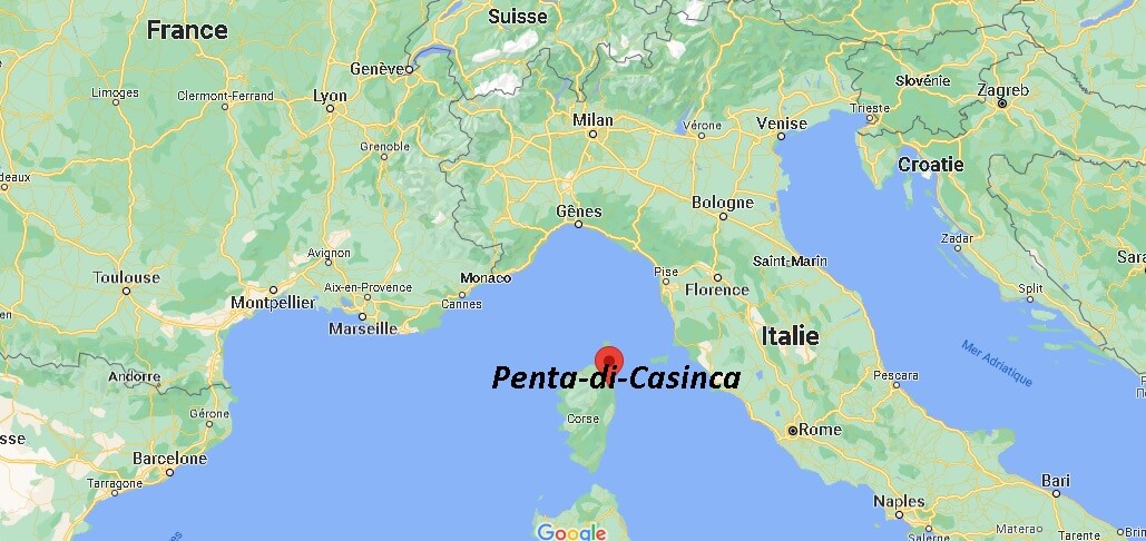 Où se trouve Penta-di-Casinca
