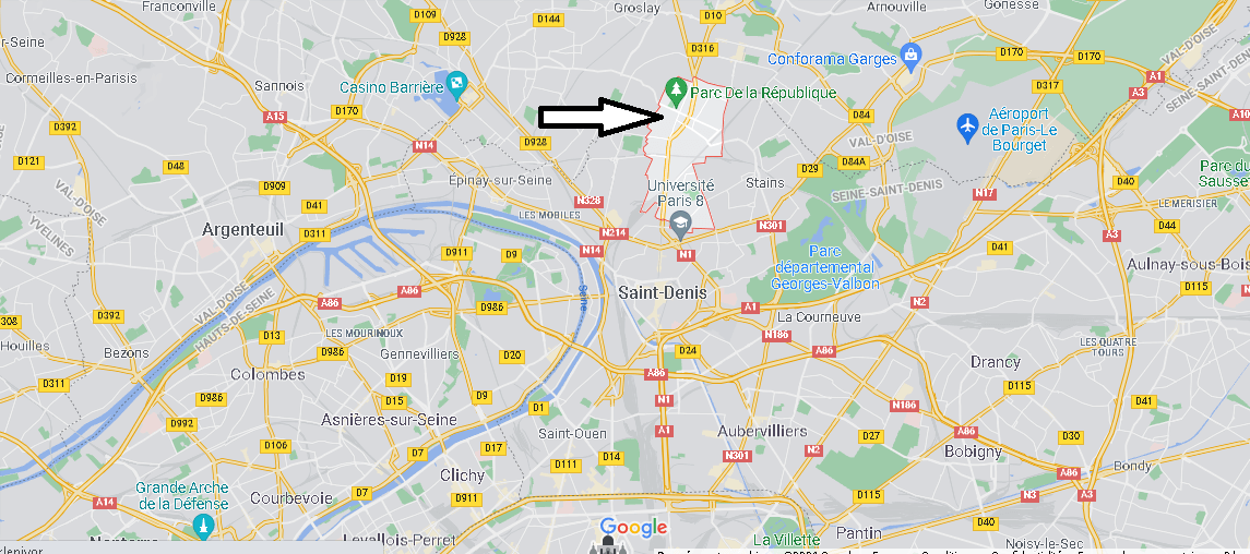 Où se trouve Pierrefitte-sur-Seine