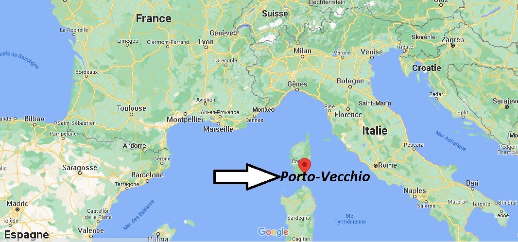 Où se trouve Porto-Vecchio