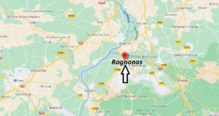 Où se trouve Rognonas
