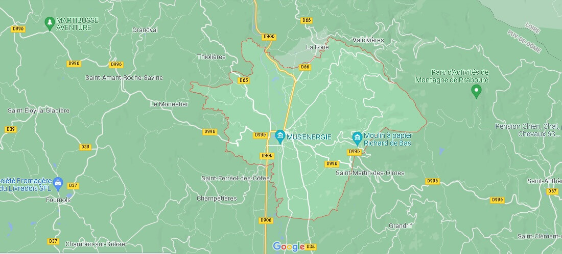 Carte Ambert