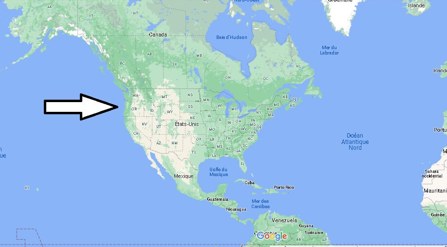 Carte Amérique du Nord