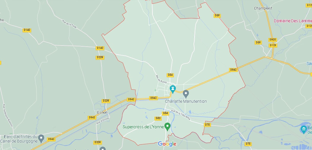 Carte Brienon-sur-Armançon