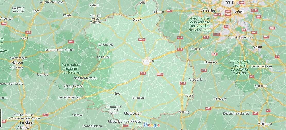 Carte Eure-et-Loir