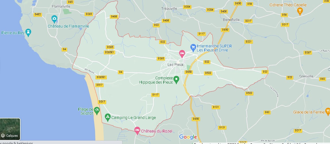 Carte Les Pieux