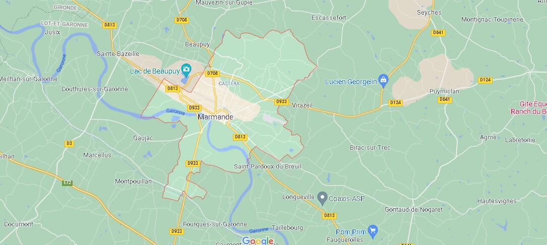 Carte Marmande