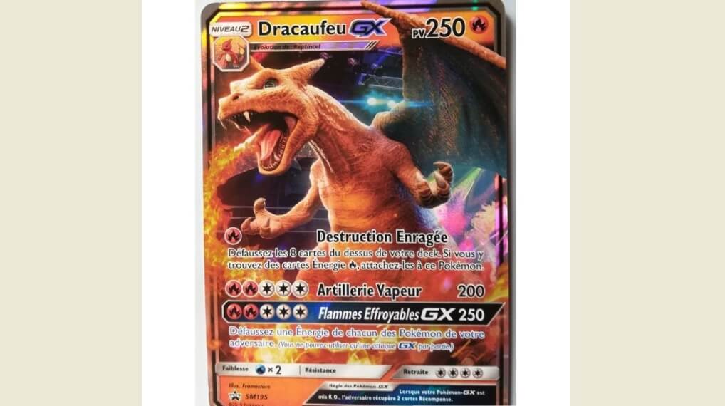 Carte Pokemon Dracaufeu