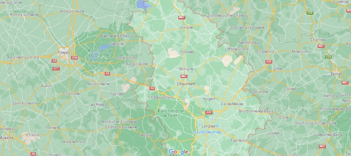 Carte la Haute Marne