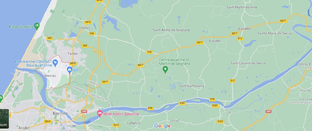 Dans quelle région se trouve Boucau