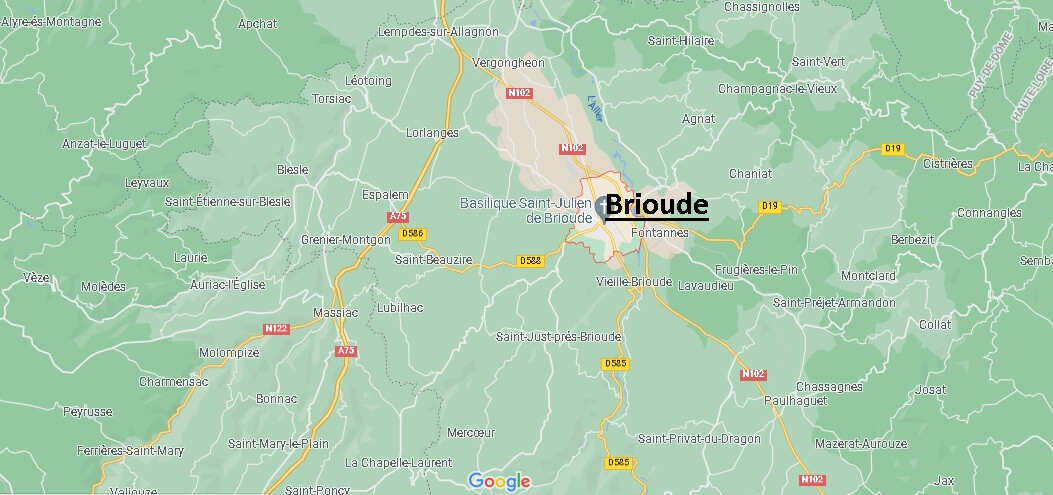 Dans quelle région se trouve Brioude