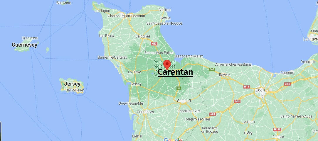 Dans quelle région se trouve Carentan