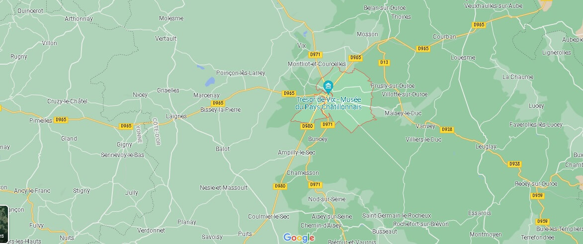 Dans quelle région se trouve Châtillon-sur-Seine