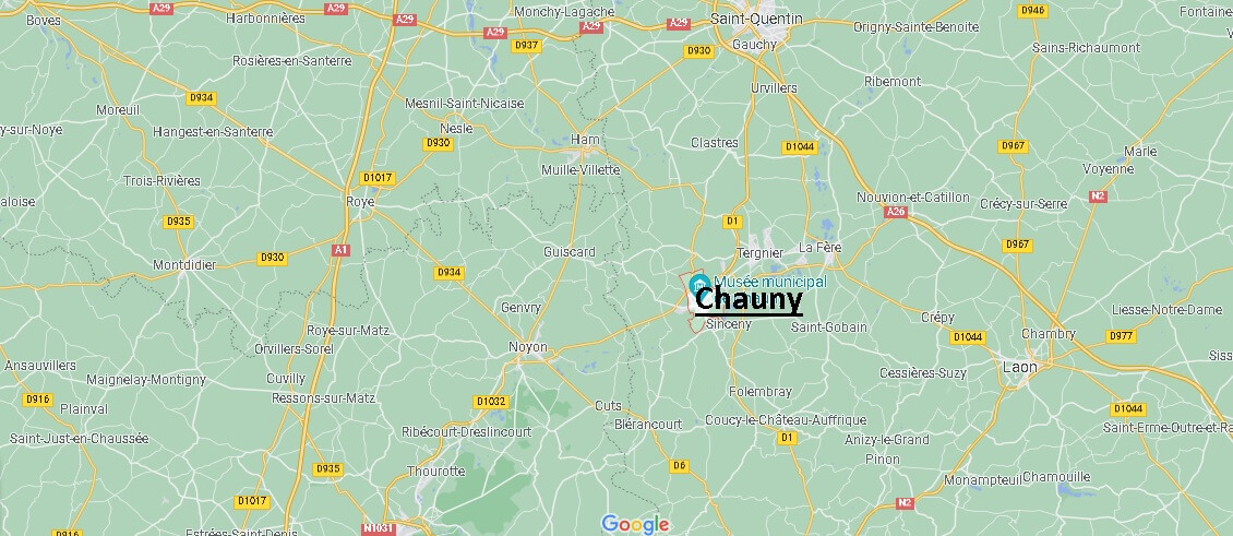 Dans quelle région se trouve Chauny
