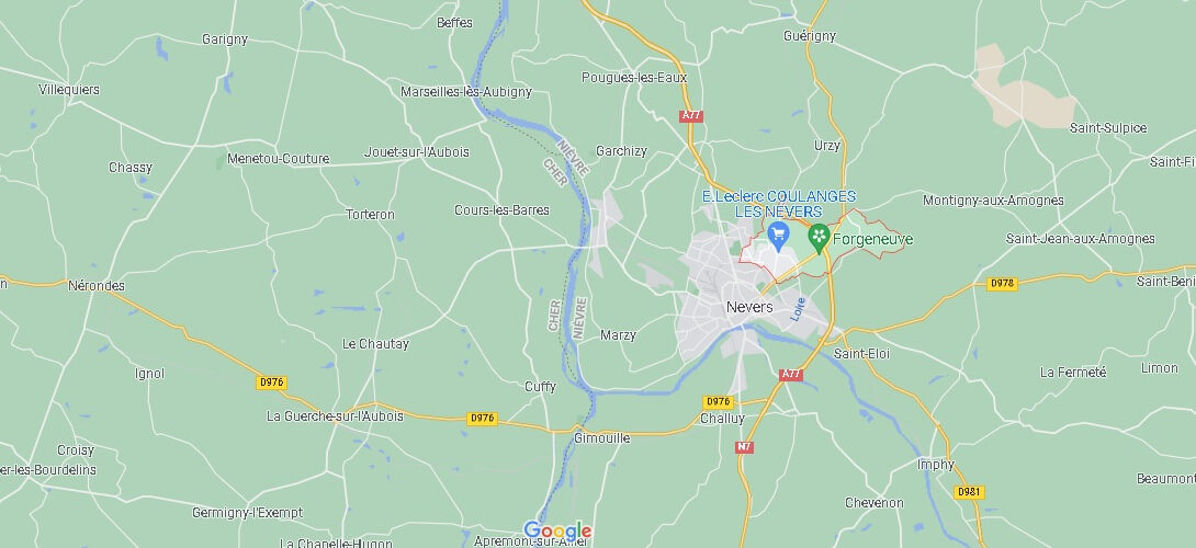 Dans quelle région se trouve Coulanges-lès-Nevers