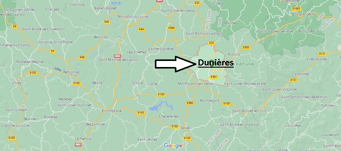 Dans quelle région se trouve Dunières