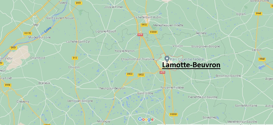 Dans quelle région se trouve Lamotte-Beuvron