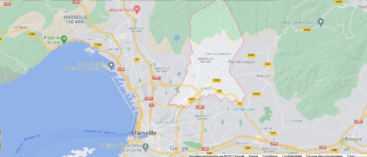 Dans quelle région se trouve Marseille 13e Arrondissement