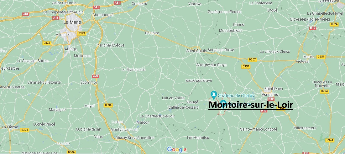 Dans quelle région se trouve Montoire-sur-le-Loir