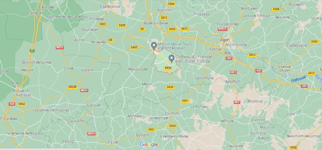 Dans quelle région se trouve Nérac