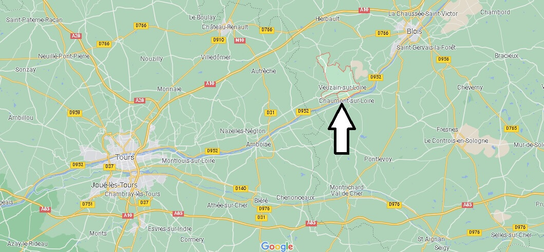 Dans quelle région se trouve Onzain