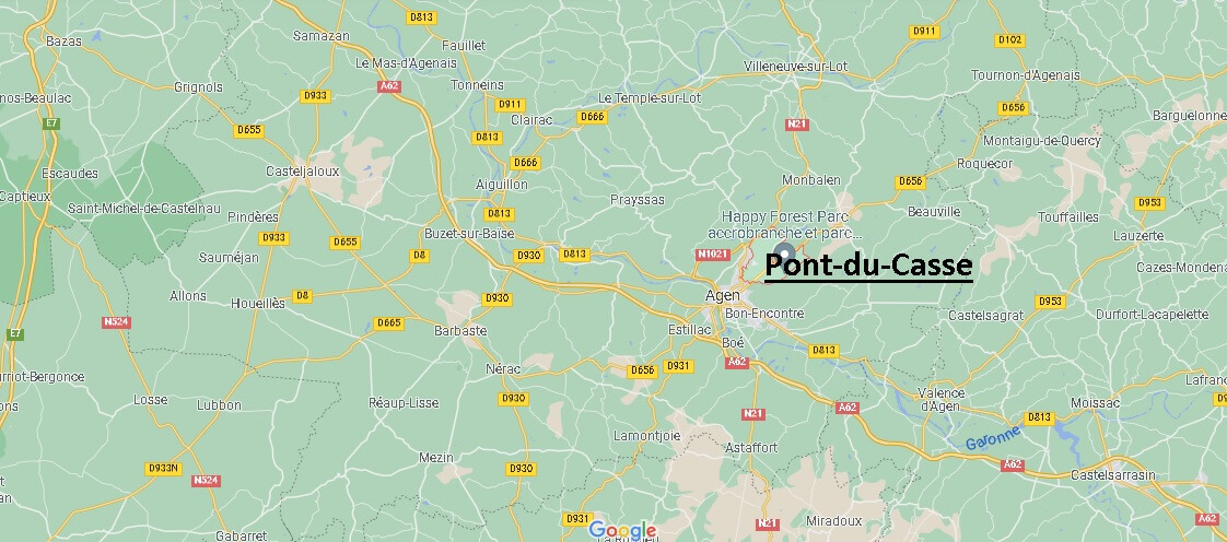 Dans quelle région se trouve Pont-du-Casse