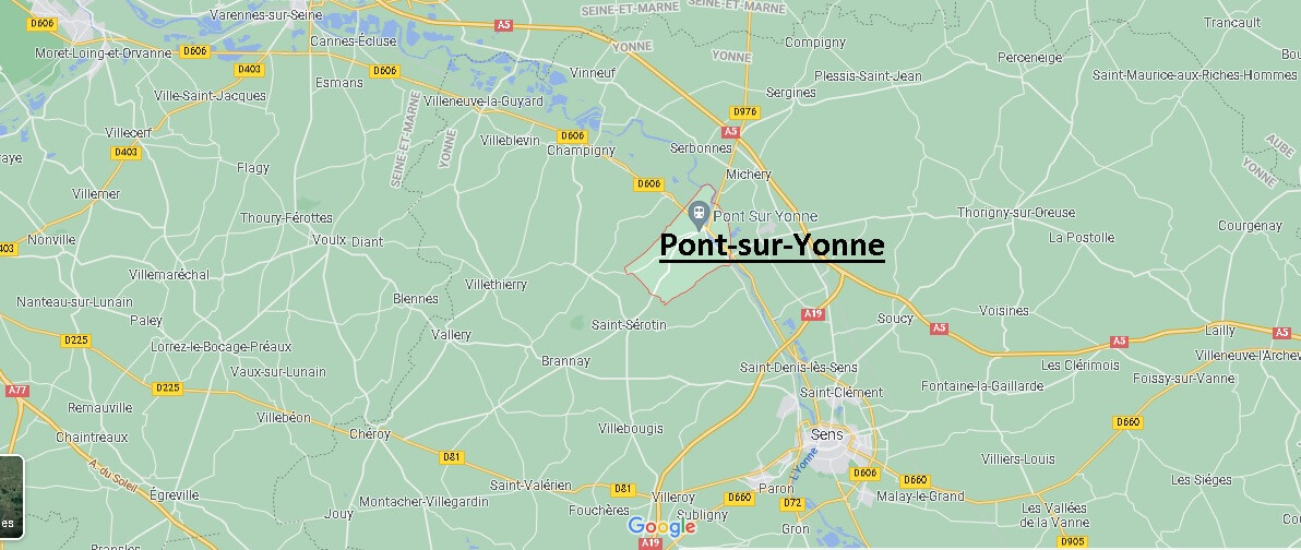 Dans quelle région se trouve Pont-sur-Yonne