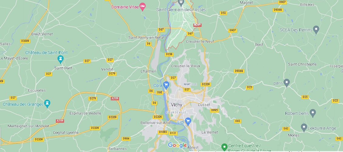 Dans quelle région se trouve Saint-Germain-des-Fossés