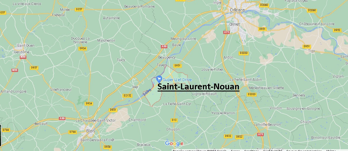 Dans quelle région se trouve Saint-Laurent-Nouan